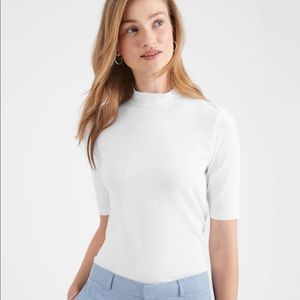 Banana Republic Mock Neck Tee